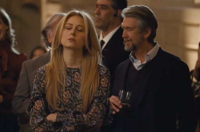 A photo of Alan Ruck and Justine Lupe on Succession